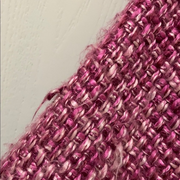 Old Navy Pink and Burgundy Pea Coat - Picture 4 of 7